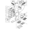 Kenmore 106L12TL-F refrigerator cabinet parts diagram