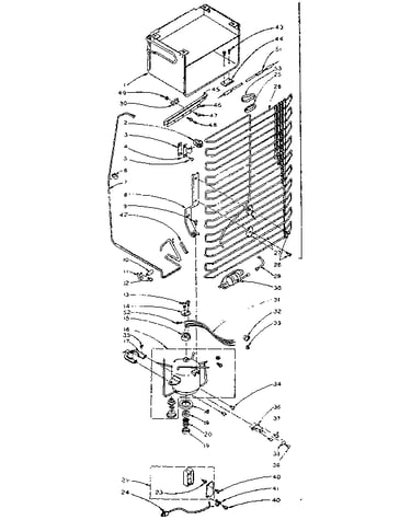 Refrigerator unit parts