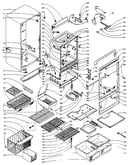 Refrigerator cabinet parts