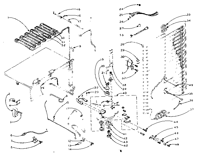 Refrigerator unit parts