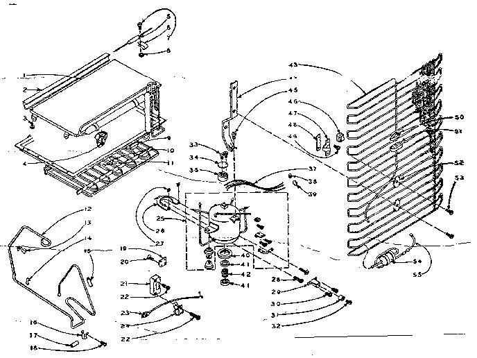 Refrigerator unit parts