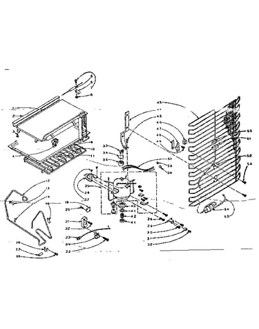 Refrigerator unit parts