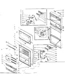 Refrigerator door parts