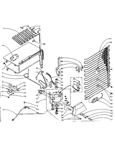 Refrigerator unit parts