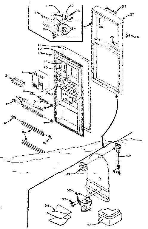 REFRIGERATORS DOOR PARTS