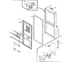 Kenmore 106M12A-F refrigerator door parts diagram