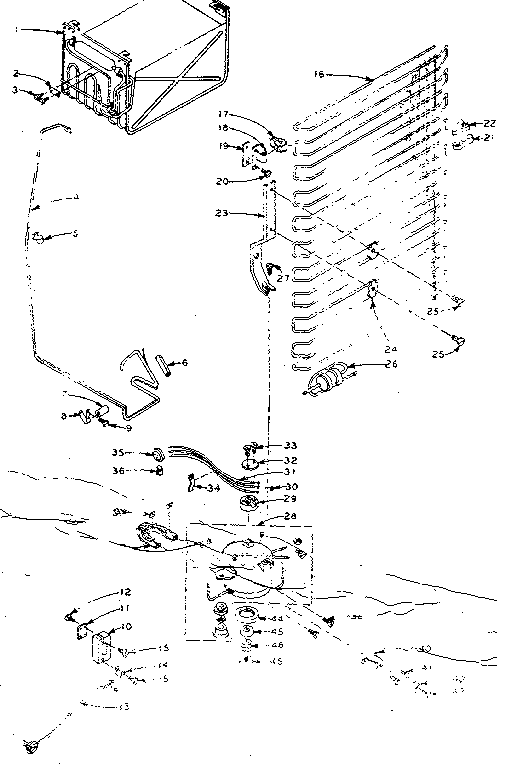 REFRIGERATOR UNIT PARTS