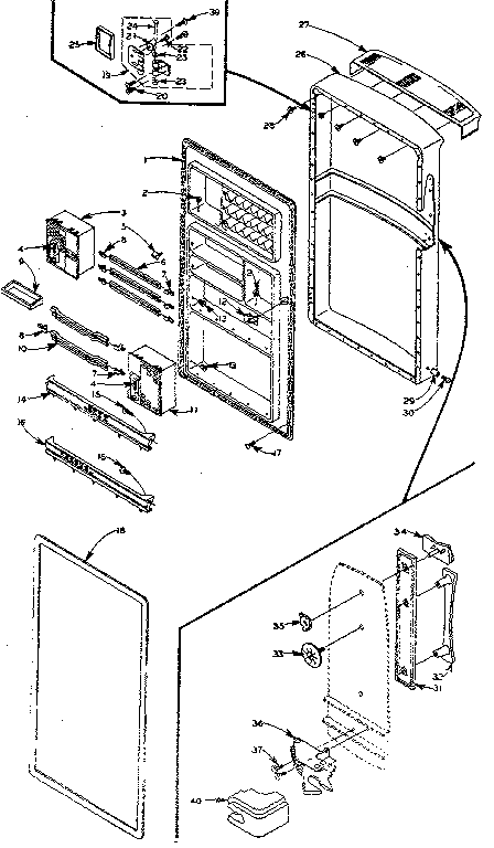 REFRIGERATOR DOOR PARTS