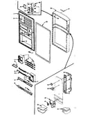 Refrigerator door parts