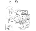 Kenmore 106M12D-F refrigerator cabinet parts diagram
