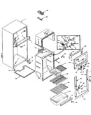 Refrigerator cabinet parts