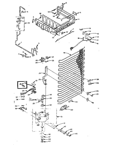 Refrigerator unit parts