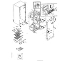 Kenmore 106M12P-F cabinet parts diagram