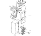 Kenmore 106M12S-F cabinet parts diagram
