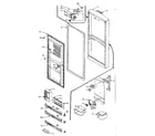 Kenmore 106M12T-F door parts diagram