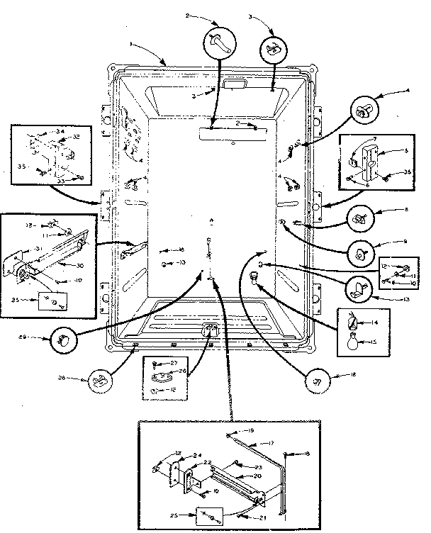 Upper liner parts