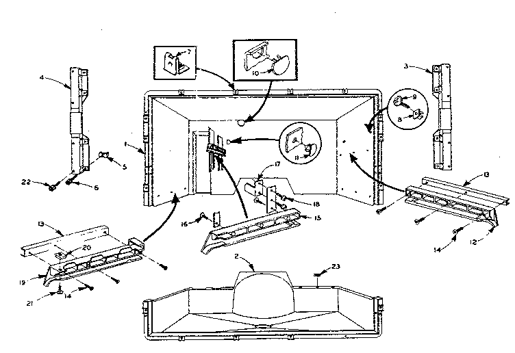 Lower liner parts