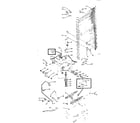 Kenmore 106M13ES-F refrigerator unit parts diagram