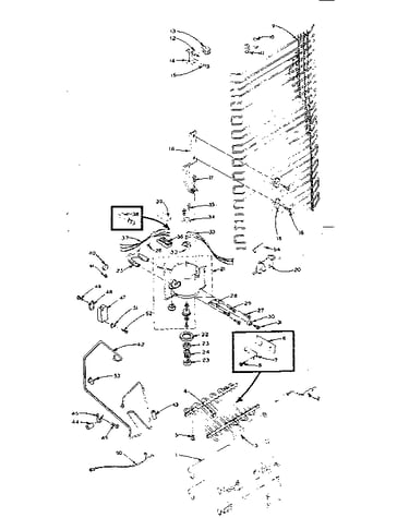 Refrigerator unit parts