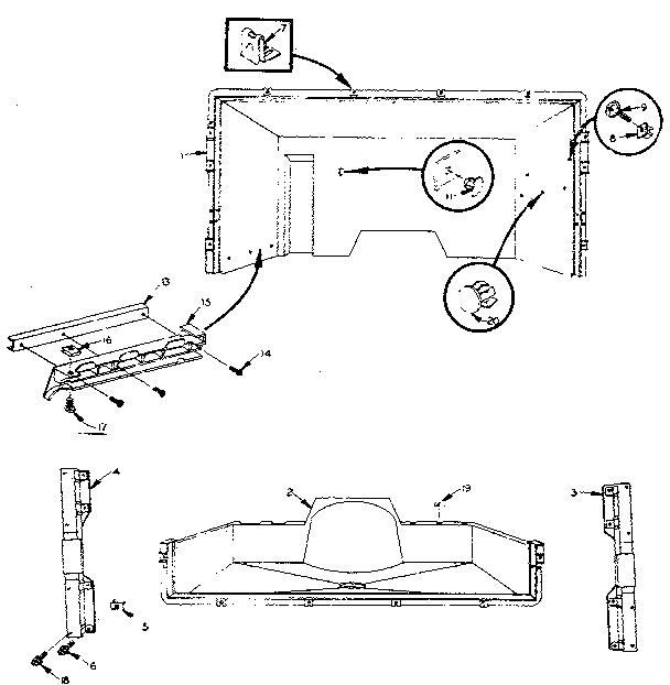 Lower liner parts