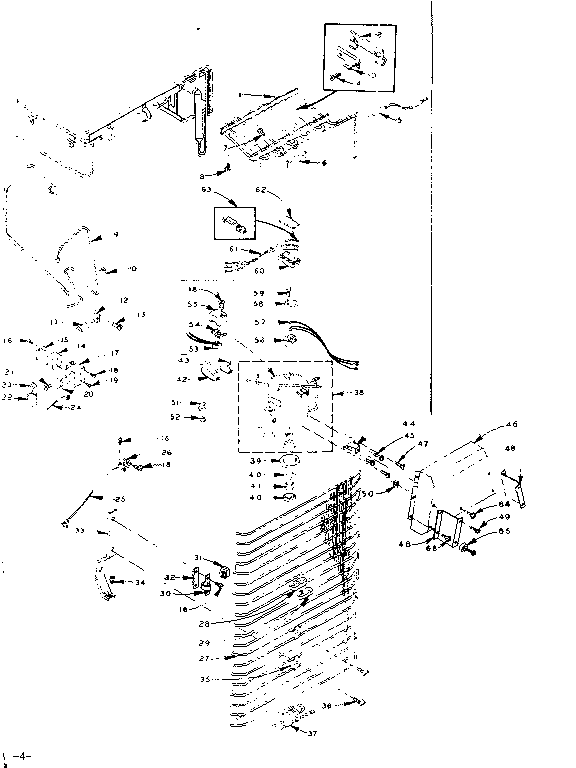 Refrigerator unit parts
