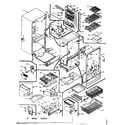 Kenmore 106M15EL-F cabinet parts diagram