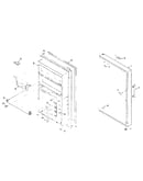 Refrigerator door parts