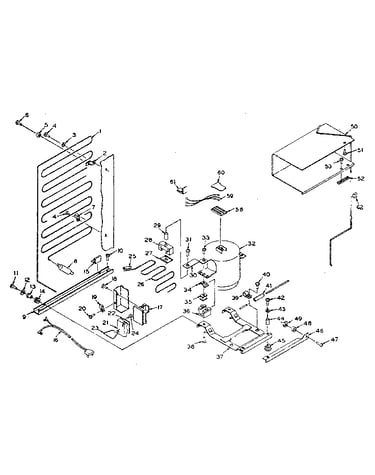 Refrigerator unit parts