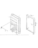 Refrigeration door parts