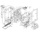 Kenmore 106N12C-1 cabinet parts diagram