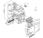 Kenmore 106N12D-1 cabinet parts diagram