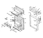Kenmore 106N14E-1 door parts diagram