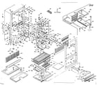 Kenmore 106N14F-2 cabinet parts diagram