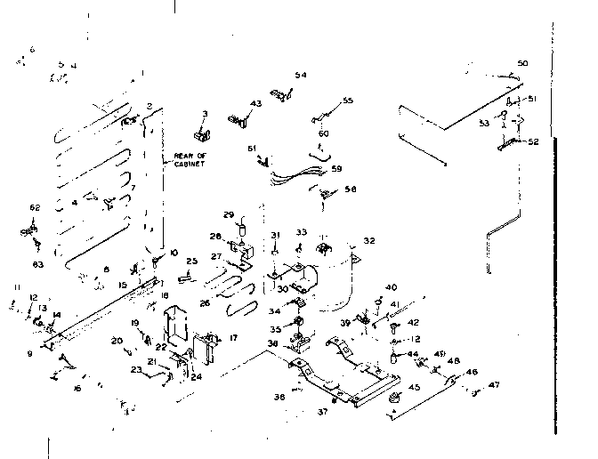 Refrigerator unit parts