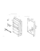 Refrigerator door parts