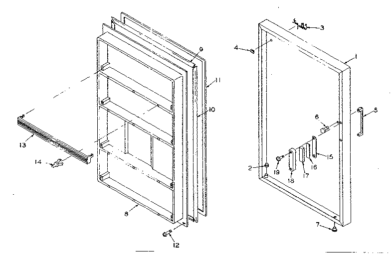 REFRIGERATOR DOOR PARTS