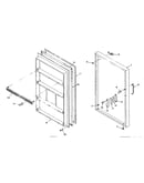 Refrigerator door parts