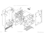 Kenmore 106R12A-2 cabinet parts diagram