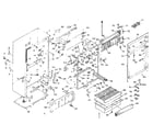 Kenmore 106R12CL refrigerator cabinet parts diagram