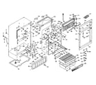Kenmore 106R12C1 cabinet parts diagram