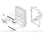 Kenmore 106R12CL1 refrigerator door parts diagram