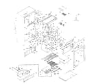 Kenmore 106R14EL1 cabinet parts diagram