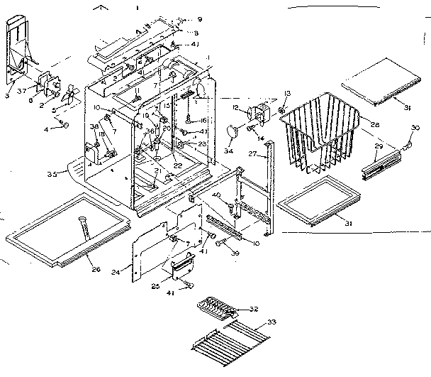 Freezer section parts