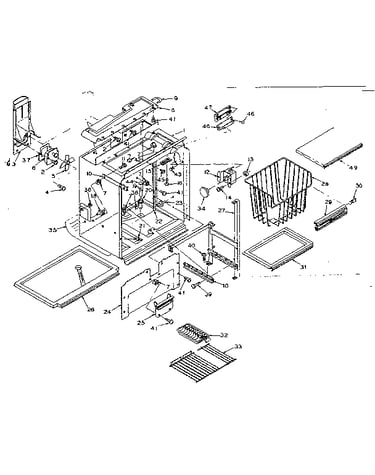 Freezer section parts