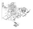 Kenmore 106R16GL freezer section parts diagram