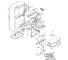 Kenmore 106S12DL cabinet parts diagram