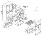 Kenmore 106S12D1 cabinet parts diagram