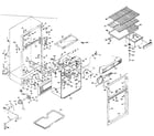 Kenmore 106S12EL refrigerator cabinet parts diagram