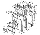 Kenmore 106S14EL refrigerator door parts diagram