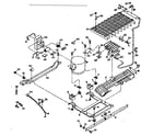 Kenmore 106S12E refrigerator unit parts diagram